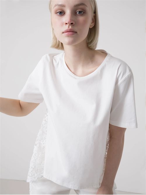 t-shirt ins macrame DIMENSIONE DANZA | 40D290J211100